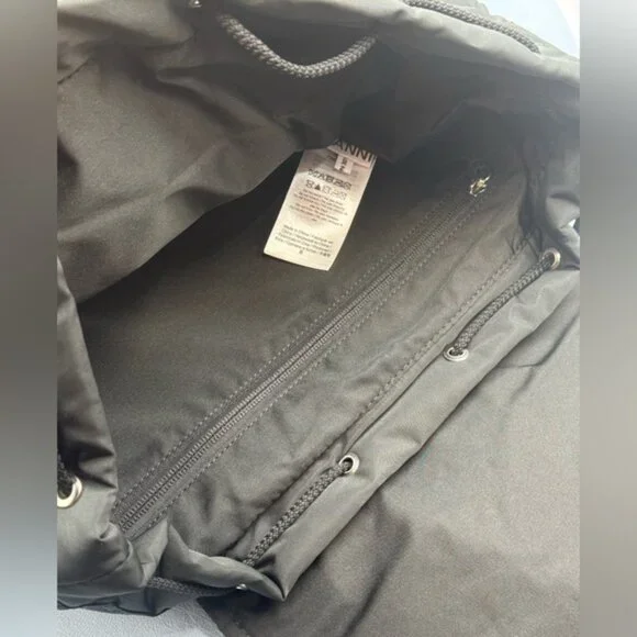 🆕 GANNI 🧿 NWOT Black Recycled Tech Backpack - Picture 10 of 12